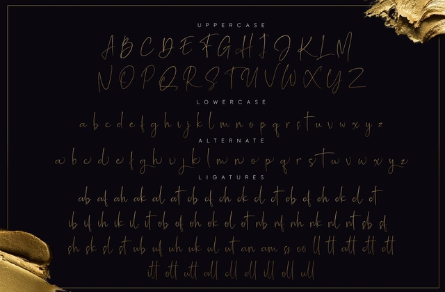 Пример шрифта Mathelline Italic